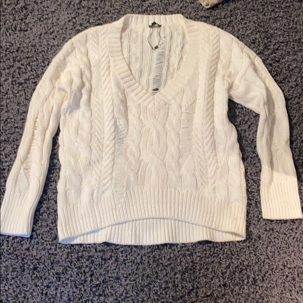 White sweater